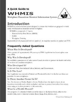 Show details for Workplace Hazardous Material Information System Guide | Canada Picture of Workplace Hazardous Material Information System Guide | Canada