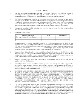 Show details for Listing Agreement for Rental Property Website | USA Picture of Listing Agreement for Rental Property Website | USA