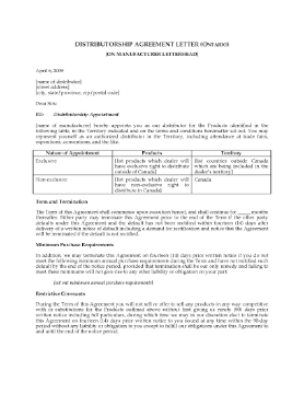 Show details for Ontario Distributor Agreement Picture of Ontario Distributor Agreement