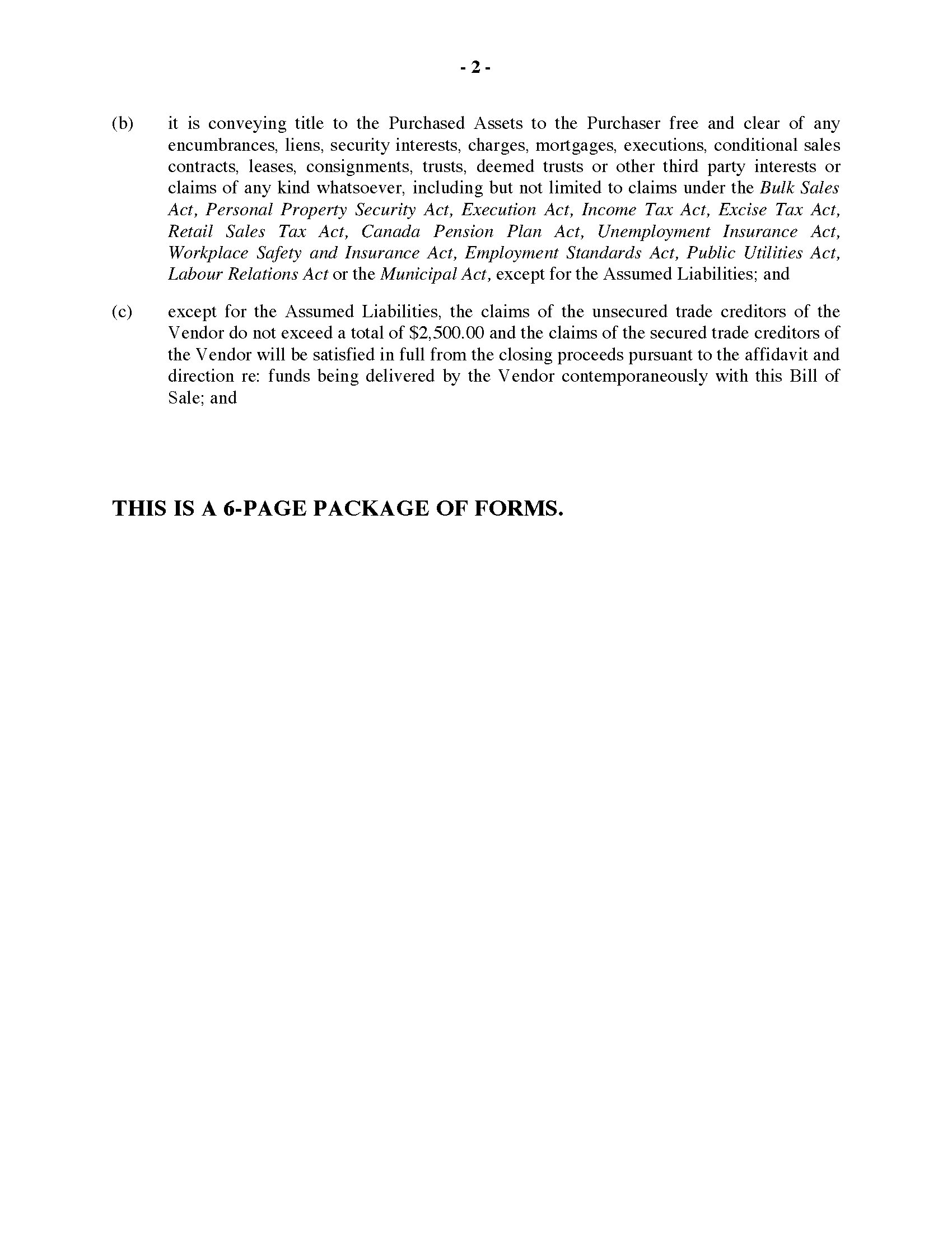 ontario section 85 rollover corporate approval and implementation forms ...