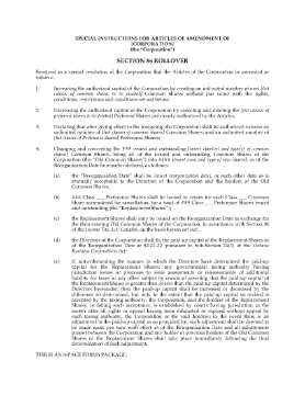Show details for Ontario Section 86 Rollover Resolutions (No Fixed Redemption Price) Picture of Ontario Section 86 Rollover Resolutions (No Fixed Redemption Price)