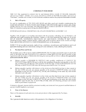 Show details for Connecticut Contract for Deed Picture of Connecticut Contract for Deed