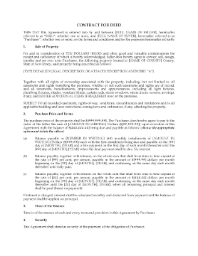 Show details for New Jersey Contract for Deed Picture of New Jersey Contract for Deed