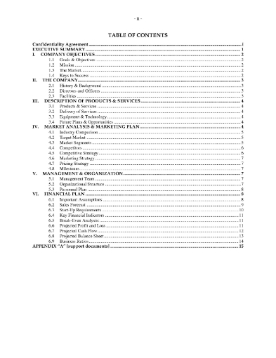 Consulting Firm Start-Up Business Plan