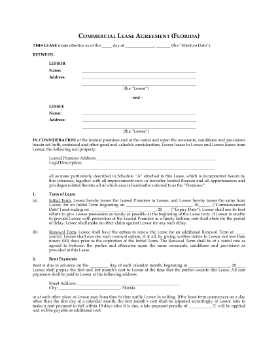 Show details for Florida Commercial Triple Net Lease Agreement Picture of Florida Commercial Triple Net Lease Agreement