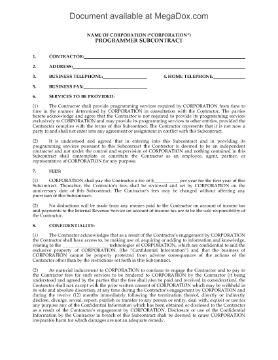 Show details for Programmer Subcontract Picture of Programmer Subcontract