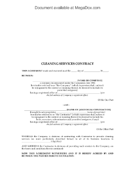 Show details for Cleaning Services Contract for Office Building | India Picture of Cleaning Services Contract for Office Building | India