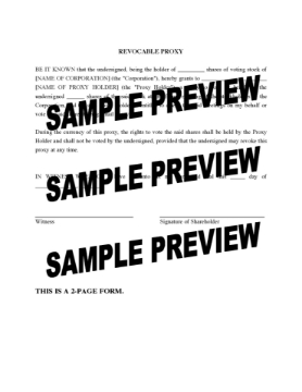 USA Proxy Forms for Shareholder Meetings USA Proxy Forms for Shareholder Meetings