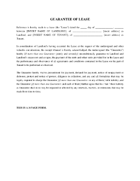 Show details for Arizona Guarantee of Commercial Lease Picture of Arizona Guarantee of Commercial Lease