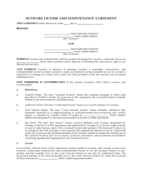 Canada Network Software License Canada Network Software License