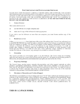 Show details for End User Licence for Downloadable Software | Australia Picture of End User Licence for Downloadable Software | Australia
