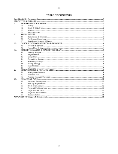 Painting Contractor Business Plan
