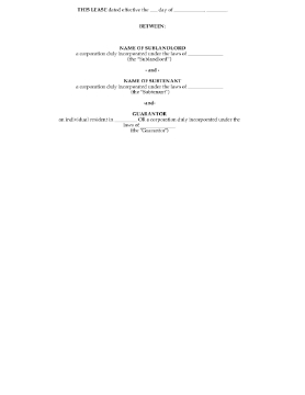 Show details for Alberta Franchise Sublease Agreement Picture of Alberta Franchise Sublease Agreement