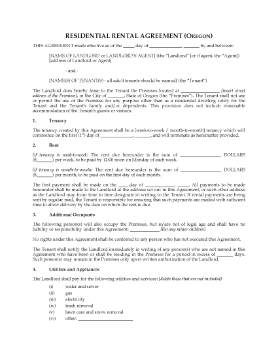 Show details for Oregon Residential Rental Agreement for Periodic Tenancy Picture of Oregon Residential Rental Agreement for Periodic Tenancy