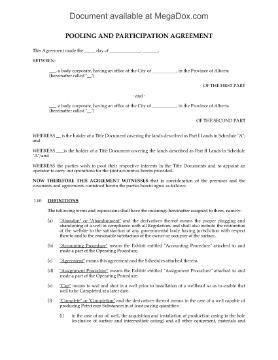 Products tagged with 'pooling agreement form' | MegaDox.com