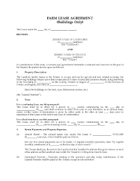 Show details for Ontario Farm Lease for Buildings Only Picture of Ontario Farm Lease for Buildings Only