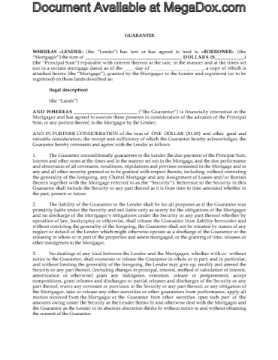 Alberta Corporate Mortgage Guarantee Forms Alberta Corporate Mortgage Guarantee Forms