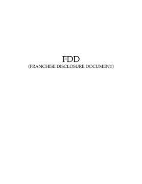 Show details for USA Franchise Disclosure Document for Regional Franchisors Picture of USA Franchise Disclosure Document for Regional Franchisors