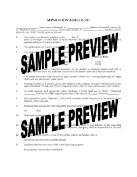 USA Separation Agreement USA Separation Agreement
