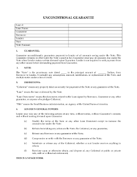 Show details for USA Unconditional Guarantee Picture of USA Unconditional Guarantee
