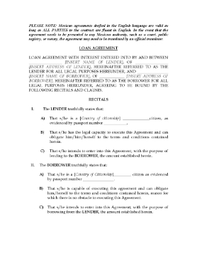 Show details for Mexico Loan Agreement Picture of Mexico Loan Agreement