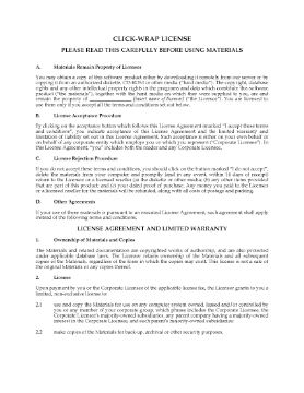 Show details for Clickwrap Software License Picture of Clickwrap Software License