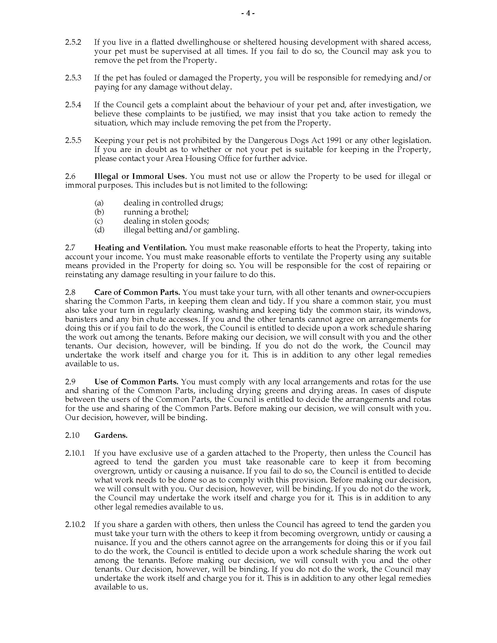 Image 9 for Scottish Secure Tenancy Agreement Template
