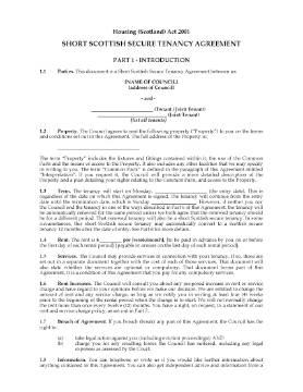 Show details for Scotland Short Scottish Secure Tenancy Agreement Picture of Scotland Short Scottish Secure Tenancy Agreement