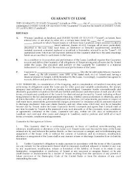 Show details for Georgia Guaranty of Commercial Lease Picture of Georgia Guaranty of Commercial Lease