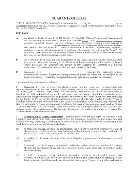 Show details for Minnesota Guaranty of Commercial Lease Picture of Minnesota Guaranty of Commercial Lease