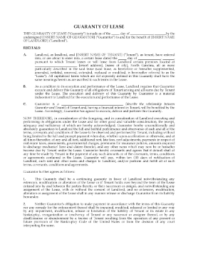 Show details for South Carolina Guaranty of Commercial Lease Picture of South Carolina Guaranty of Commercial Lease