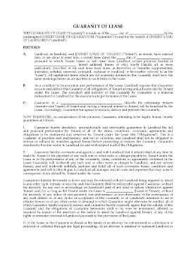 Show details for South Dakota Guaranty of Commercial Lease Picture of South Dakota Guaranty of Commercial Lease