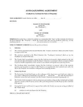 Show details for UK Anti-Gazumping Agreement Picture of UK Anti-Gazumping Agreement