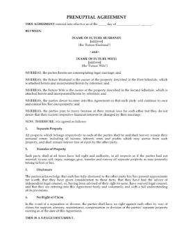 UK Prenuptial Agreement UK Prenuptial Agreement