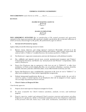 Show details for General Staffing Agreement Picture of General Staffing Agreement