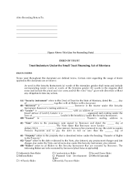 Show details for Montana Deed of Trust Picture of Montana Deed of Trust