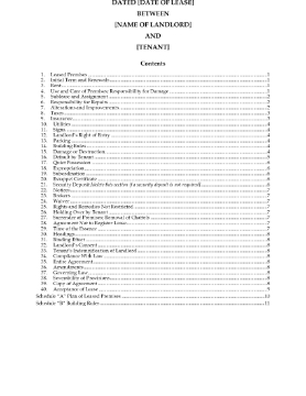 Show details for Alberta Standard Form Commercial Lease Picture of Alberta Standard Form Commercial Lease
