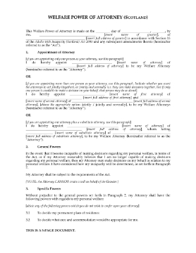 Show details for Welfare Power of Attorney | Scotland Picture of Welfare Power of Attorney | Scotland