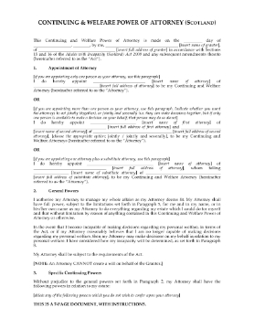 Show details for Continuing and Welfare Power of Attorney | Scotland Picture of Continuing and Welfare Power of Attorney | Scotland