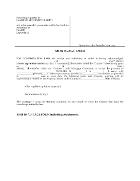 Show details for Maine Mortgage Deed Picture of Maine Mortgage Deed