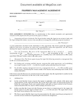 Show details for Minnesota Rental Property Management Agreement Picture of Minnesota Rental Property Management Agreement
