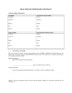 Show details for Alberta As-Is Real Estate Purchase Contract Picture of Alberta As-Is Real Estate Purchase Contract