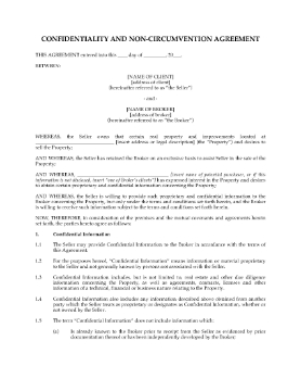 Show details for USA Confidentiality and Noncircumvention Agreement for Real Estate Sale Picture of USA Confidentiality and Noncircumvention Agreement for Real Estate Sale