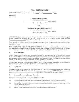 Show details for Film Clip License Picture of Film Clip License