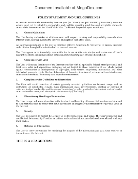 Show details for ISP Policy Statement and Usage Guidelines Picture of ISP Policy Statement and Usage Guidelines