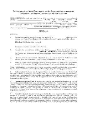Show details for Mississippi Subordination, Non-Disturbance and Attornment Agreement Picture of Mississippi Subordination, Non-Disturbance and Attornment Agreement