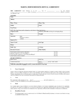 Show details for Marina Berth or Mooring Rental Agreement | New Zealand Picture of Marina Berth or Mooring Rental Agreement | New Zealand