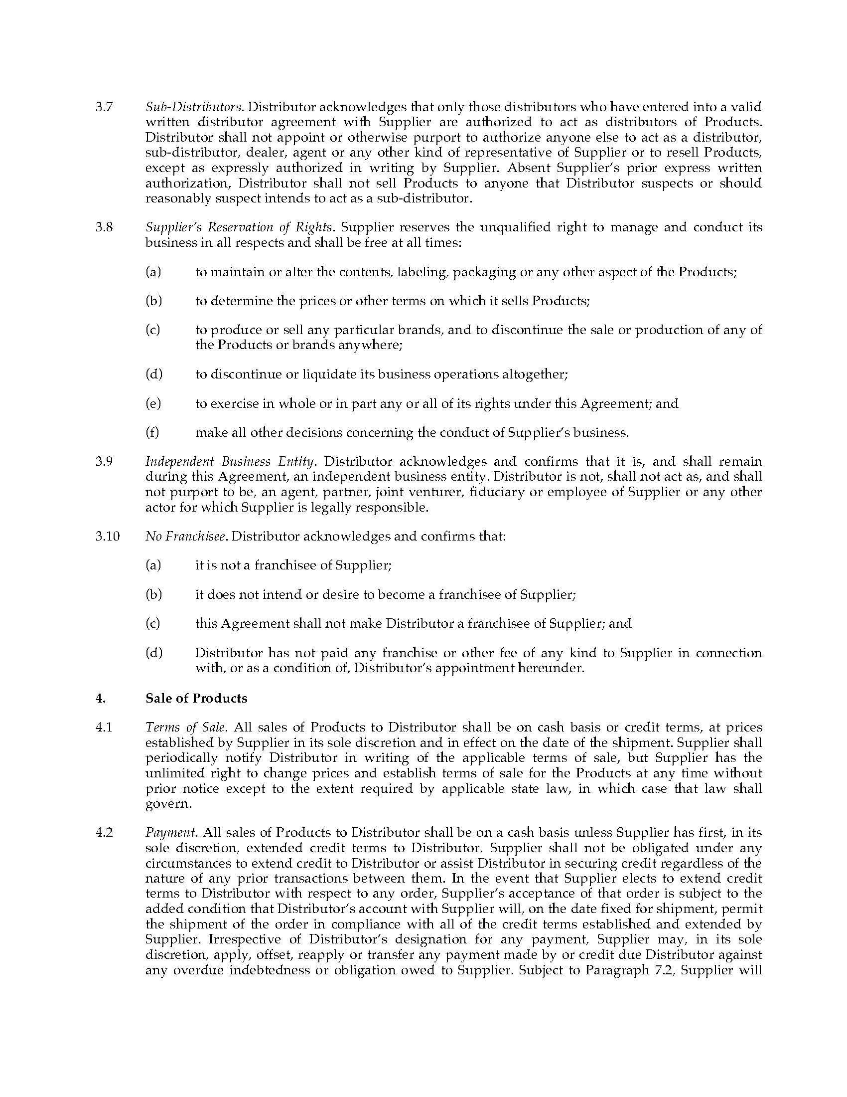USA Exclusive Distributor Agreement | MegaDox.com