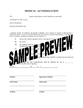 Show details for Chiropractic Patient Authorization to Release Medical Records Picture of Chiropractic Patient Authorization to Release Medical Records