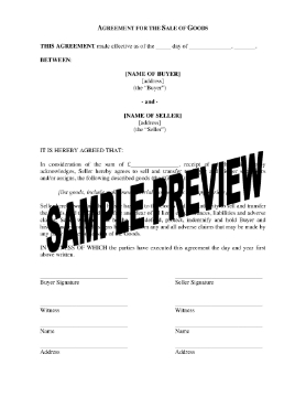 Show details for Sale of Goods Agreement with Indemnity | UK Picture of Sale of Goods Agreement with Indemnity | UK